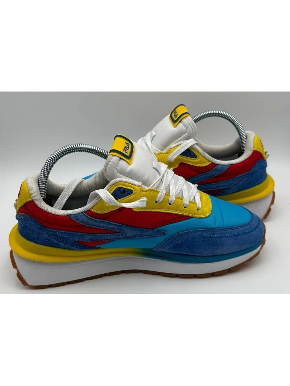 FILA Multicolor Sneakers Woman US 9.5 Leather Athletic Shoes 5RM01550-431